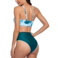 thumbnail image 3 of Split Bikini, Polyester Elastic Bikini Bathing Suit  For Beach, 3 of 7