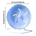 thumbnail image 3 of Riforla Roue Silencieuse pour Hamster Grande Petite Roue d'Exercice pour Animal avec Support / Design Bleu / Installation Facile pour Hamsters et R At S Nouveauté Jouet Drôle Vert, 3 of 6