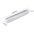 thumbnail image 3 of XYAIYT Magnetic Cling Film Dispenser With Sliding Cutter For Easy Kitchen Storage And Safe Food Wrap Foil Dispenser Holder For Aluminum Foil And Parchment Paper, 3 of 8