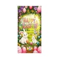 thumbnail image 1 of CaiYueKe Easter Door Cover Decoration Outdoor Party Decor Spring Holiday Door Curtain Bunny Rabbit Egg Festive Atmosphere Photography Backdrop Vertical Horizontal Hanging Decorations, 1 of 2