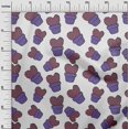 thumbnail image 3 of oneOone Polyester Lycra Purple Fabric Cactus Sewing Material Print Fabric By The Yard 56 Inch Wide, 3 of 5
