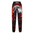 thumbnail image 4 of Birdeem Women Halloween Fashion Color Blocked Printed Drawstring Pants, 4 of 5