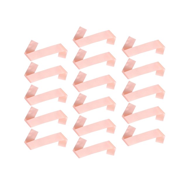 simhoa 16Pcs Blank Sash Holiday Beauty Pageant Wedding Party Decorations Plain Sash Champagne