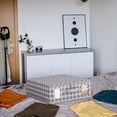 thumbnail image 4 of Boîte de Rangement pour Ensemble de Draps en Tissu Non Tissé, Boîte de Rangement Quatre Pièces avec Couvercle, Grande Capacité Boîte de Rangement Pliable, Boîte de Rangement Transparente à Visibilité Catégorisée, Boîte de Rangement Empilable Épaissie pour la Maison, 4 of 4