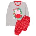thumbnail image 3 of Peppa Pig Mens Red Daddy Pig Long Sleeve Long Leg Pyjama Set (X-Large) [dis], 3 of 6