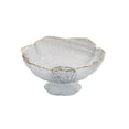 thumbnail image 1 of Dvruxg Multipurpose Kitchen Fruit Bowl with Drainage, Stylish PVC Vegetable Strainer Bowl for Buffets, Round Centerpiece Serving Tray for Parties and Gatherings, 1 of 5