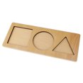 thumbnail image 4 of Kids Baby Geometry Educational Toys Puzzle Montessori Preschool Learning #10 Rectangle Plate, 4 of 6