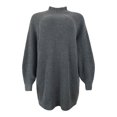 thumbnail image 4 of 2025 Chandail Raglan Mi-Long pour Femmes Chandail d'Automne Chandails pour Hommes Chandail à Manches Chandail Uni Chandails Surdimensionnés pour Femmes Chandail à Col Roulé Grande Taille, 4 of 5