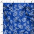 thumbnail image 2 of Soimoi Blue Poly Georgette Fabric Paisleys Paisley Printed Craft Fabric by the Yard 52 Inch Wide, 2 of 6