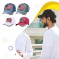 thumbnail image 3 of Decodeary Fashionable Baseball Cap Adjustable And Sun Defended Multi-colors Hat Denim 4 1Set, 3 of 6