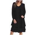 thumbnail image 1 of Yuyuzo Ensemble de Robe d'Invitée de Mariage 2 Pcs Tenues Formelles Chiffon Manches Longues Cardigan Ouvert Maxi Robe de Soirée, 1 of 6