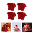 thumbnail image 3 of 100pcs Organza Drawstring Bags Wedding Candy Bag Party Favors Small Gifts Pouch, 3 of 7