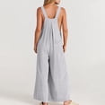thumbnail image 4 of zanvin Pantalons pour Femmes, Liquidation Combinaison Sans Manches à Bretelles Décontractée Mode Été Unie, 4 of 5