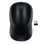 Logitech M317 Wireless Mouse, 2.4 GHz with USB Unifying Receiver, 1000 DPI Optical Tracking, 12 Month Battery, Compatible with PC, Mac, Laptop, Chromebook - Black