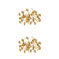 thumbnail image 4 of Langgg Earring Stud Base Handmade Popular Personality Ear Pins Setting Lady Daily Wear DIY Jewelry Making Tool Time Supplies Gold 4mm 2Set, 4 of 6