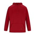 thumbnail image 4 of Chandail à Capuchon pour Hommes à Col Rond, Manches Longues, Couleur Unie, Coupe Ample, Chandails de Basketball, Chandail à Capuche, 4 of 4