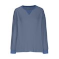thumbnail image 3 of Timegard Chandails pour Femmes Surdimensionnés Tricotés à Col Rond à Manches Longues Chandails à Enfiler Décontractés Amples et Confortables Blouses, 3 of 6