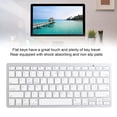 thumbnail image 4 of Universal Multi Device BT Keyboard Ultra Slim Compact Wire Less BT Keyboard, Ultra Thin Bilingual Universal for PC Laptop, Computer Desktop Laptop Surfaces Tablet Smartphone, 4 of 7