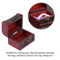 thumbnail image 4 of Jewelry Storage Box,Classical Wooden Jewelry Necklace Jewelry Storage Chest Jewelry Chest Convenient Use, 4 of 14