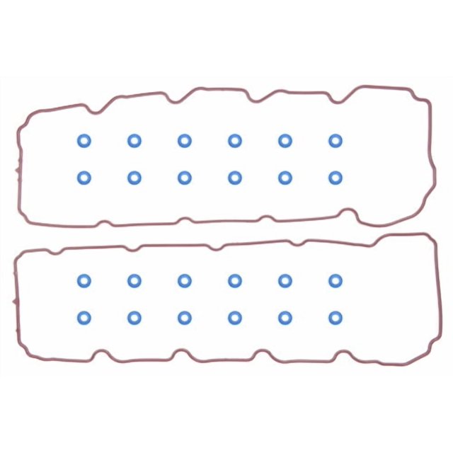 Fel-Pro Gaskets Valve Cover Gasket VS 50521 R OE Replacement; PermaDry Molded Rubber Gaskets Included; With Grommets