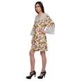thumbnail image 4 of Moomaya Short Robes For Women Lightweight Venice Lace Summer Loungewear, 4 of 6