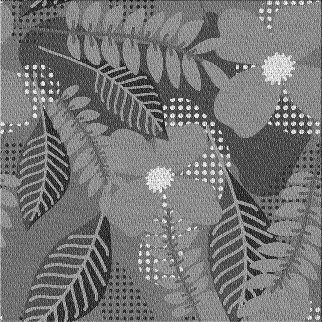 Ahgly Company Tapis de Zone Carré Transitionnel Gris Canon Lavable en Machine, 8 Pieds Carré