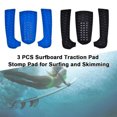 thumbnail image 4 of 3 Pcs Pad de Traction pour Planche de Surf Pad Antidérapant Tapis de Queue Accessoires de Surf Points, 4 of 9