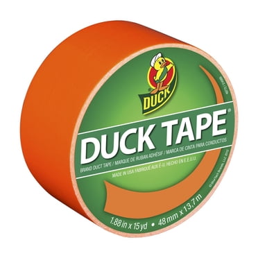 Ruban adhésif de marque Color Duck TapeMD – Orange néon, 48 mm x 14 m