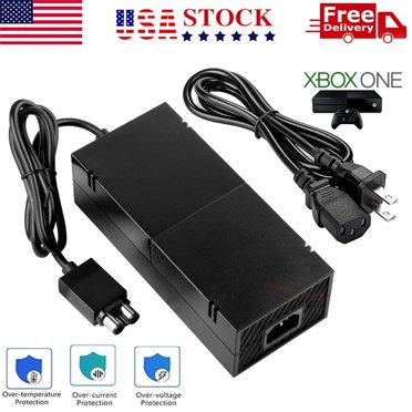 Saistore pour Microsoft Xbox One Console Adaptateur Secteur Chargeur Alimentation Cordon Noir