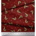 thumbnail image 2 of Soimoi Poly Georgette Fabric Circle,Dot & Prawns Ocean Decor Fabric Printed Yard 42 Inch Wide, 2 of 3