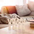 thumbnail image 2 of 10Pcs Wooden Peg Dolls Rabbit Shape Diy Unpainted Wood Crafts For Children, 2 of 9