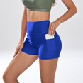 thumbnail image 4 of B91xZ High Waisted Swimsuits for Women Ruffle Swim Skirt Swimsuit Bottom,Blue S, 4 of 5