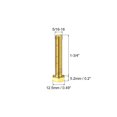 thumbnail image 2 of Unique Bargains Brass Hex Bolts, 5/16-18x1-3/4' 5 Pack Fully Thread Grade 4.8 Machine Screws, 2 of 4