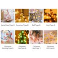 thumbnail image 4 of 10ft 30LEDs Christmas Decorative Hanging Lights Warm White Fairy String, 4 of 6