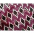 thumbnail image 4 of oneOone Silk Tabby Fabric Geometric Ikat Print Fabric By Yard 42 Inch Wide, 4 of 4