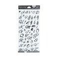 thumbnail image 1 of CRAFTY & CO. Alphabet Stickers Rainbow Glitter, 518 pcs, noir, 1 of 7