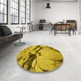 thumbnail image 4 of Ahgly Company Tapis d'Intérieur Lavable en Machine Carré Transitionnel Bisque Foncé Marron, 7 Pieds Carré, 4 of 7