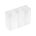 thumbnail image 1 of Wall Mounted Storage Organizer For Home Bathroom Compartment Hanging Shelf With Backing Space Saving Wall Mounted Holder For Makeup Brushes Lipstick, 1 of 8