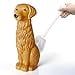 thumbnail image 3 of Golden Retriever Ceramic Toilet Brush Holder with Plastic Brush Set by Allure Home Creation, 3 of 4