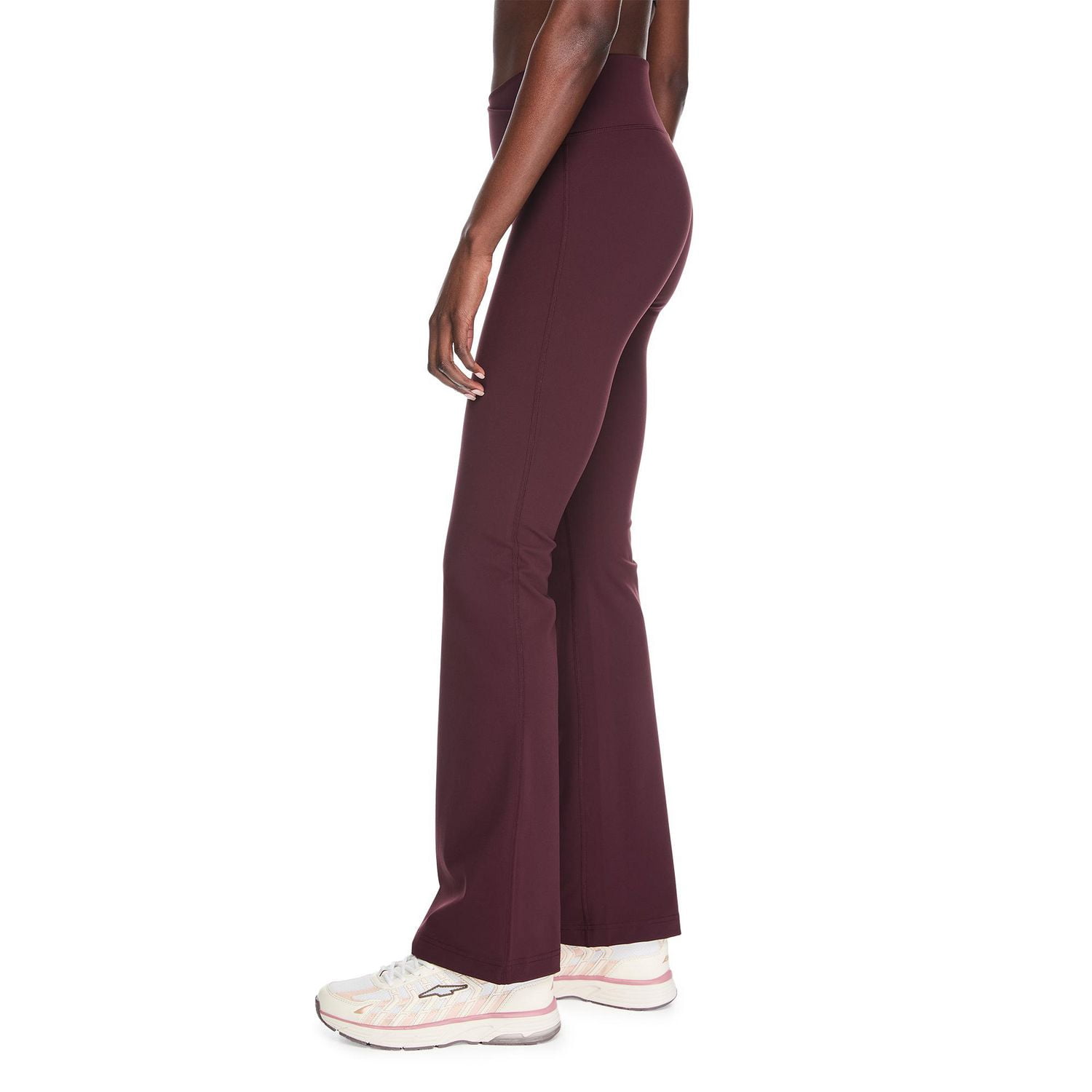 Pantalon évasé à taille croisée et en V Athletic Works pour femmes