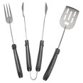 thumbnail image 2 of Avon Ensemble de 3 Outils de BBQ Pliants Noir et Argent 18 Pouces, 2 of 3