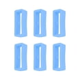 thumbnail image 1 of 6PCS Watch Strap Loop Fastener Rings Rubber Watch Clasp 18mm, 1 of 4
