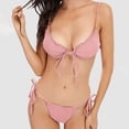 thumbnail image 4 of Birdeem Ensembles de Bikinis à Bretelles Larges Décontractés Mode Couleur Unie pour Femmes, 4 of 6