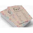 thumbnail image 3 of Inkdotpot Wedding Shower Bachelorette Party Bulk ActivityGameCardsWhats In Your Purse Bridal ShowerGame 50-Pack Rustic Kraft Floral, 3 of 7