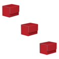thumbnail image 4 of maskred Stylish and Secure Card Deck Storage Holder Organizer with Magnetic Closure TCG Display Red 3Set, 4 of 6
