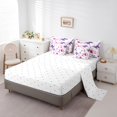 thumbnail image 3 of YST Ensemble Douillette Grand 7 Pcs avec Draps, Floral Butterfly, Polyester, Type Douillette et Housse de Couette, Format Grand, 1 Unité, 3 of 5