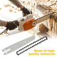 thumbnail image 3 of Chainsaw Chain 6 Inch Mini Chain Saw Chain Wear Resistant Heavy Duty Chainsaw Chain Guide Bar Carpenter Woodworking Tool for Wood Branch Cutting, 3 of 6