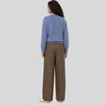 thumbnail image 4 of Devoted,Front Tie, Pleated, Wide Leg Pant, Sizes XS-XL, 4 of 4
