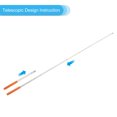 thumbnail image 3 of Unique Bargains 1.6M/5.2ft Telescopic Handheld Flagpoles, 4Pcs Teachers Pointer Stick Orange, 3 of 7