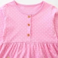 thumbnail image 3 of MIASHUI Robe Fleurie à Manches Longues pour Filles, Robes Décontractées pour Tout-Petits, Rose, 2-3 Ans, 3 of 8
